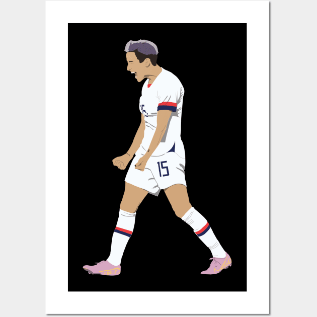 Megan Rapinoe USWNT Wall Art by Hevding